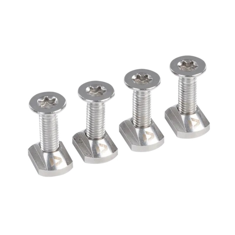 Foil Track Nut Duotone inox M8 + Visserie M8 x 30 mm (4pcs)