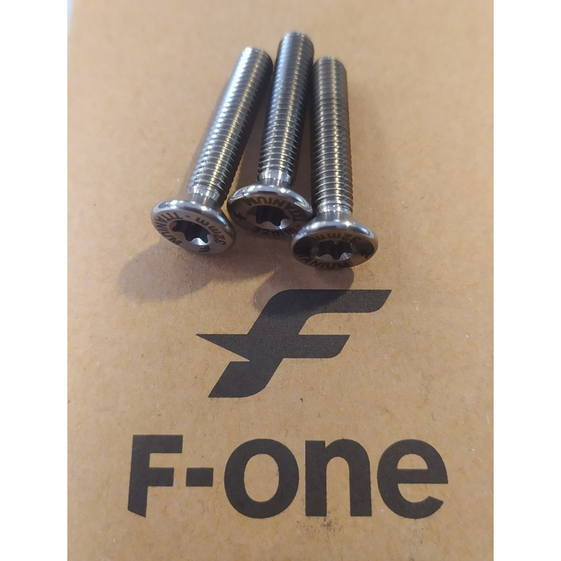 Visserie Foil Titanium F-One M6-32mm x 3 tête Torx 30